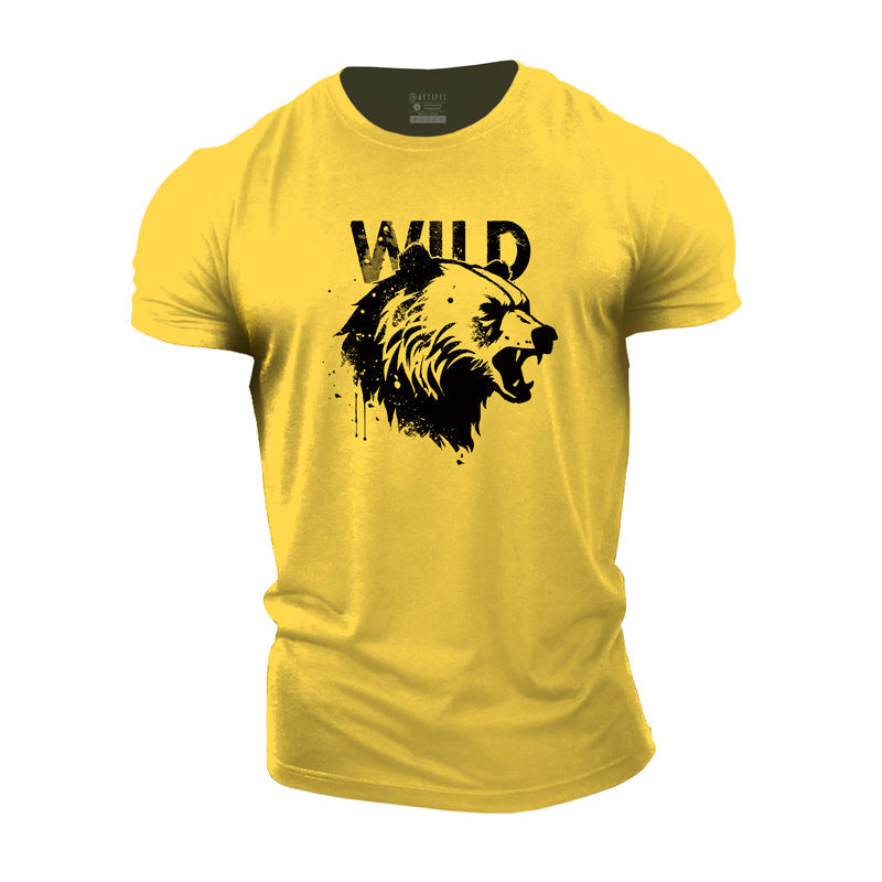 Wild Bear Men's T-shirts