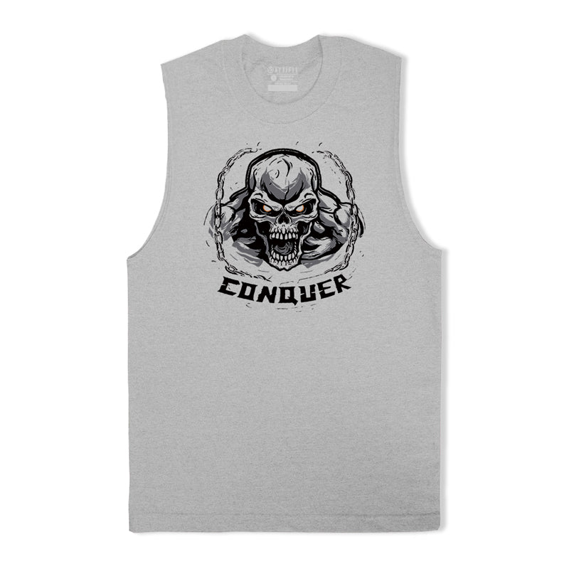 Conquer Skull Men's Tank Top
