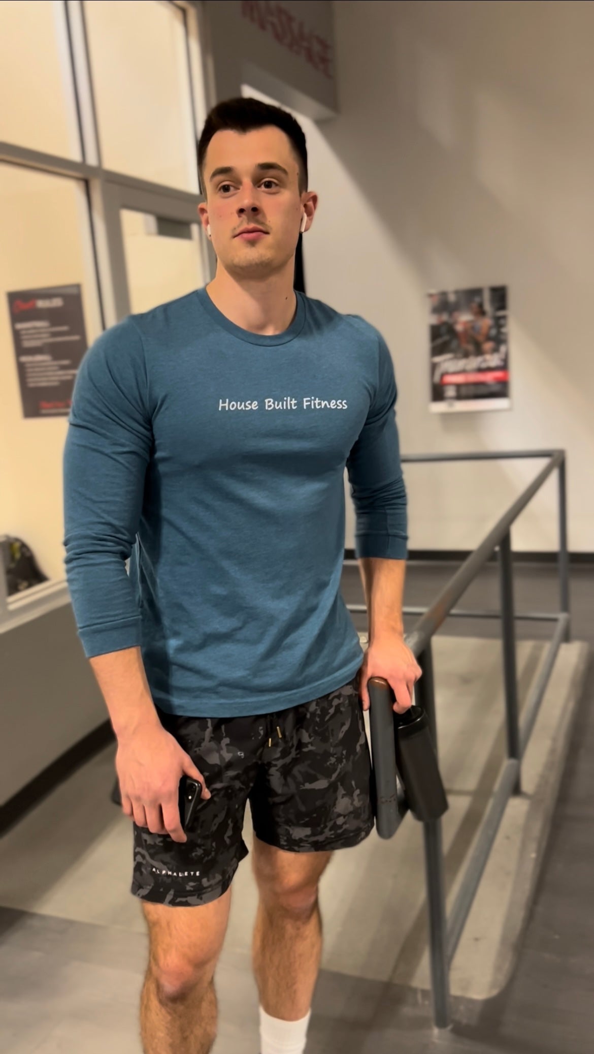 Brick by Brick Long Sleeve Top - Deep Teal
