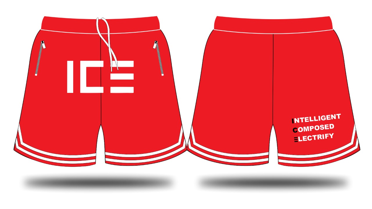 I C E "Definition" Vintage Style Shorts