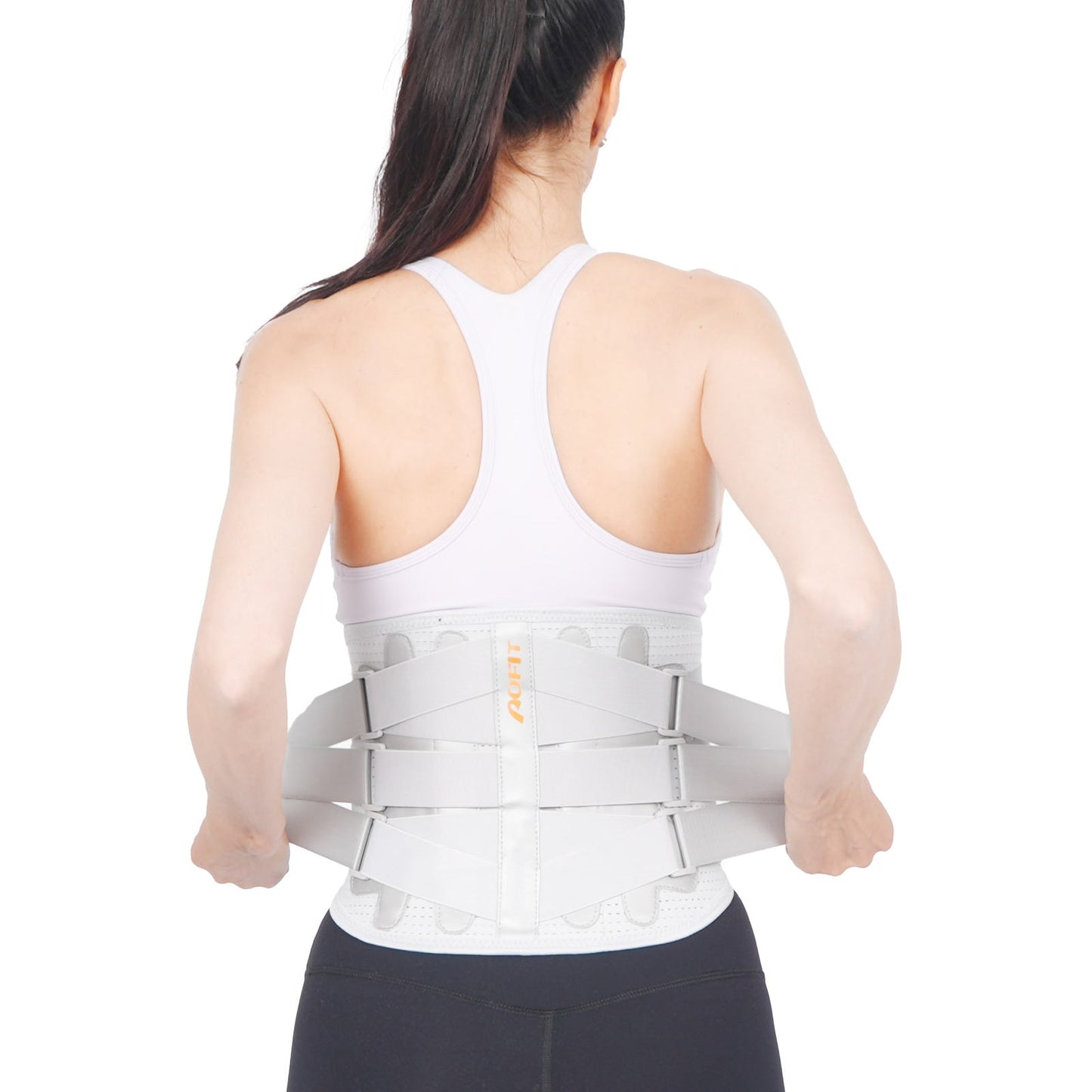 Aofit | Graphene Lumbar Support with compression velcro straps to Relieve Lower Back Pain