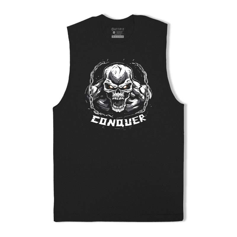 Conquer Skull Men's Tank Top