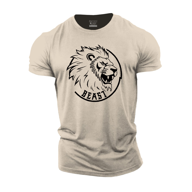 Beast Lion Men's T-shirts