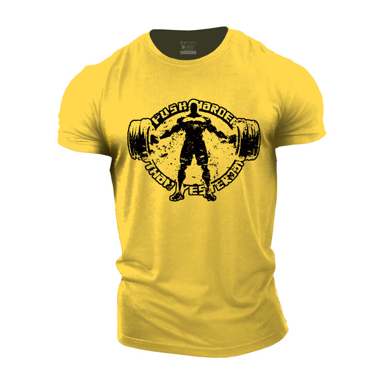 Push Harder Men's T-shirts