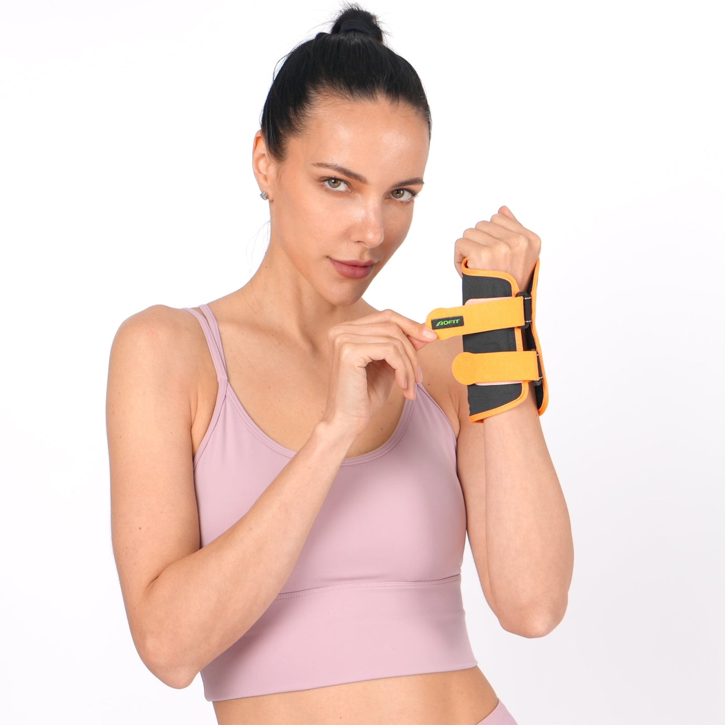 Aofit | Inflatable Wrist Wrap for Hands and Wrists with Adjustable Strap, 2 Spring Stabilizers, 1 Wrap
