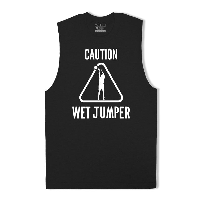 Caution Wet Jumper Tank Top