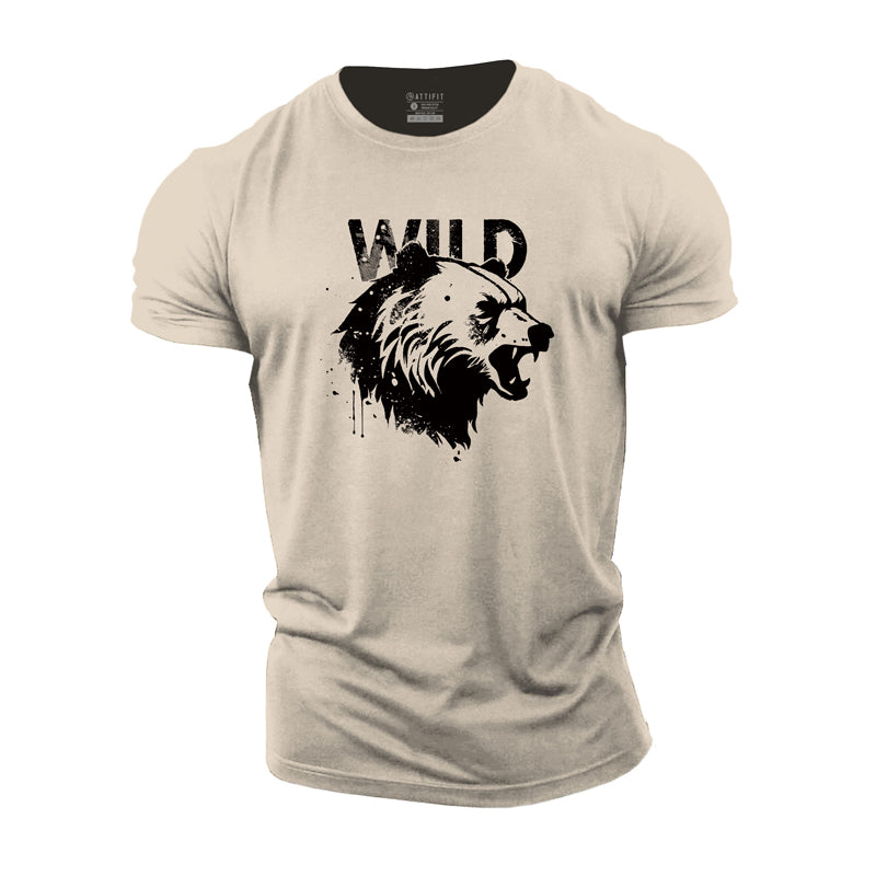 Wild Bear Men's T-shirts