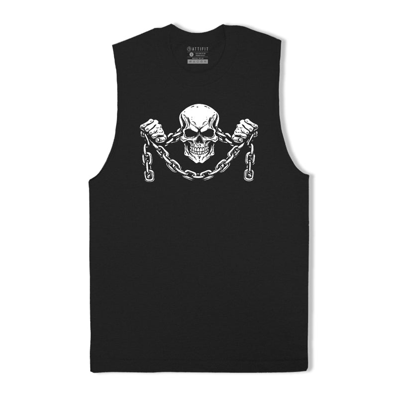 Chain Skull Men's Tank Top