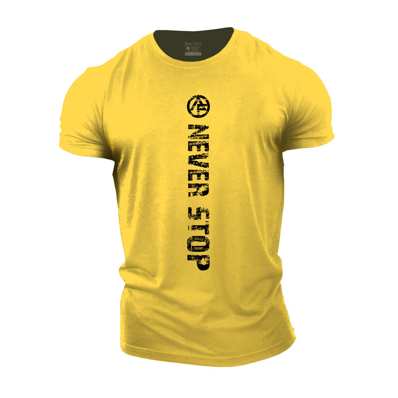 Never Give Up Men's T-shirts