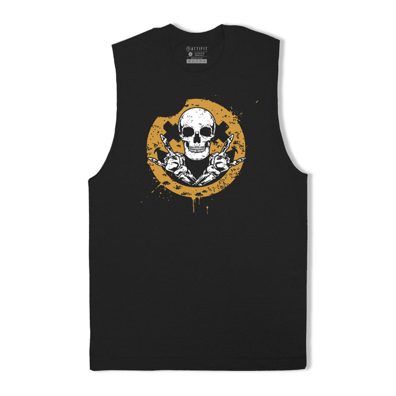 Rocking Skull Men's Tank Top