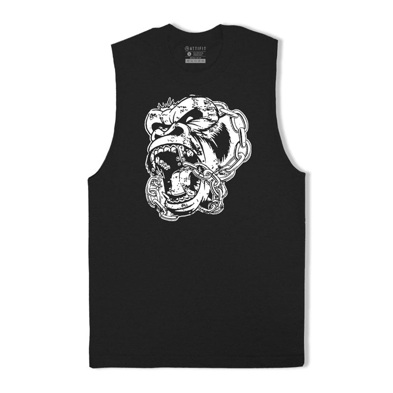 Cotton Gorilla Graphic Men's Tank Top