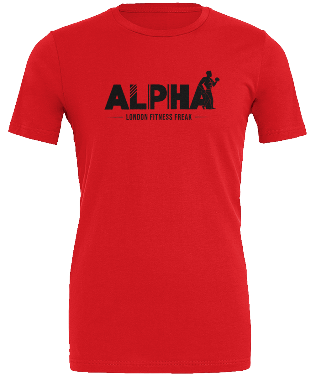 Slogan Alpha T Shirt - Black