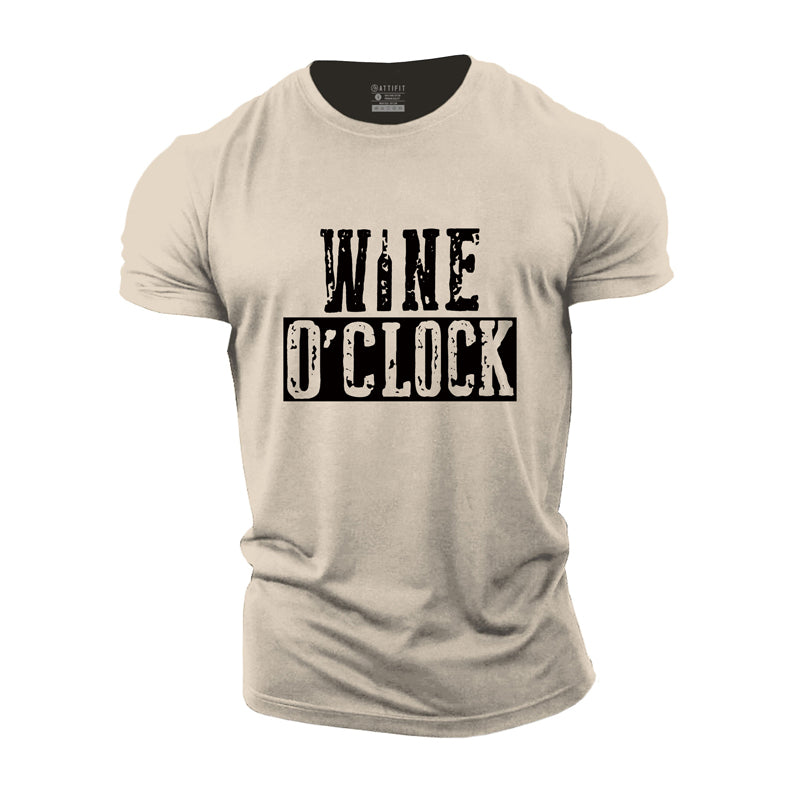 Wine O'clock Men's T-shirts