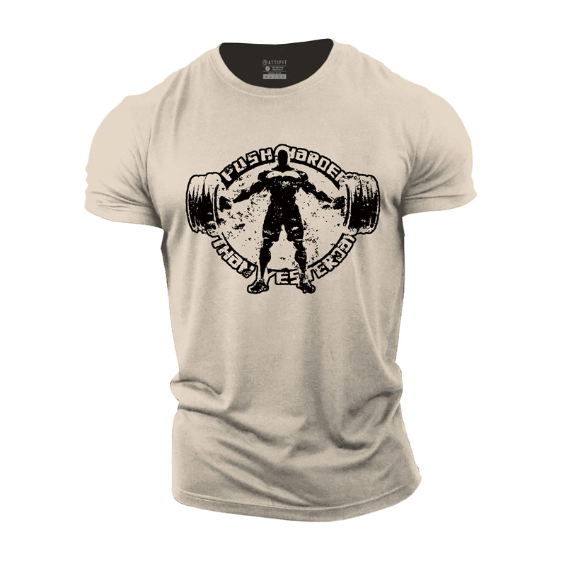 Push Harder Men's T-shirts