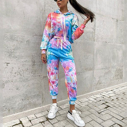 Tie-Dye Two-Piece Suit