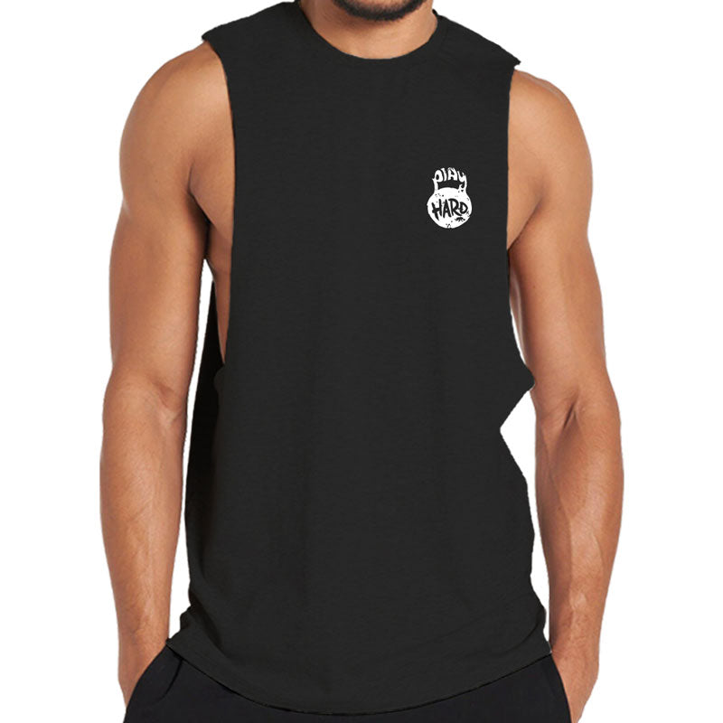 Play Hard kettlebell Graphic Workout Tank Top