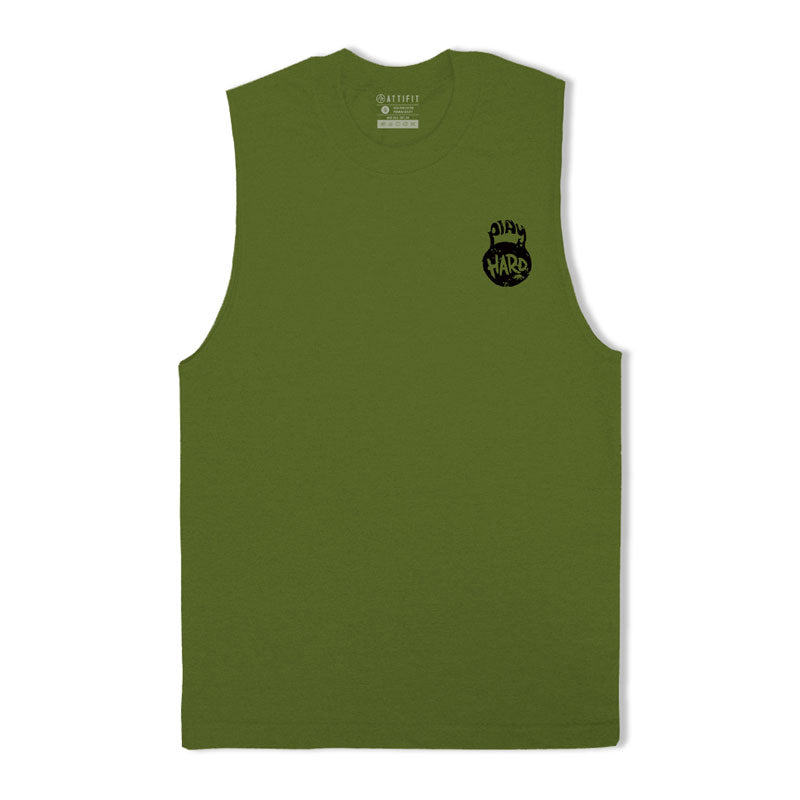 Play Hard kettlebell Graphic Workout Tank Top