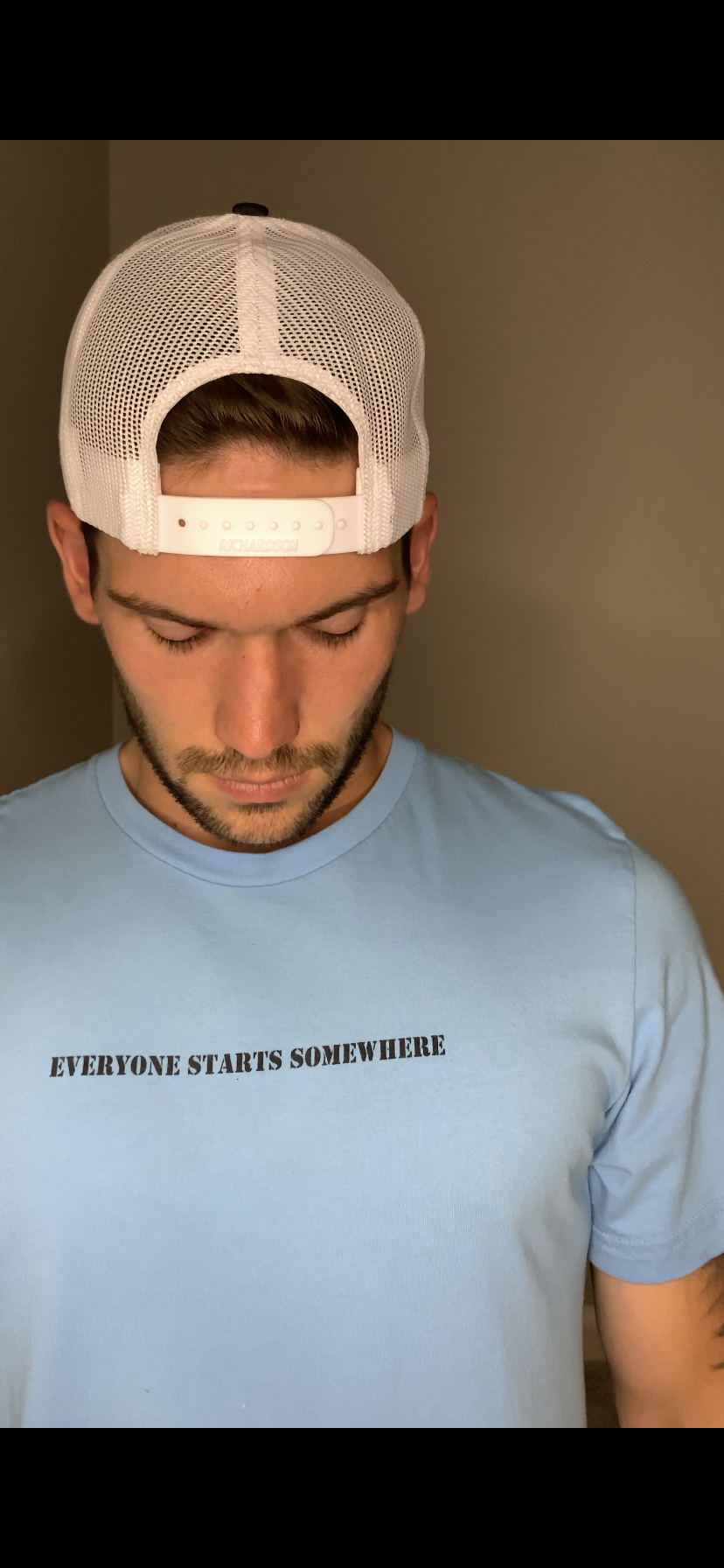 Everyone Starts Somewhere Tee - Ocean Blue