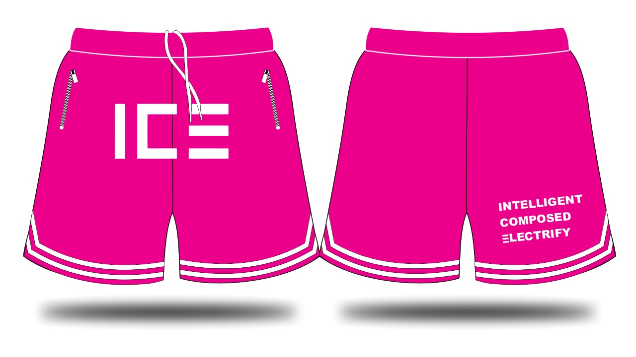 I C E "Definition" Vintage Style Shorts
