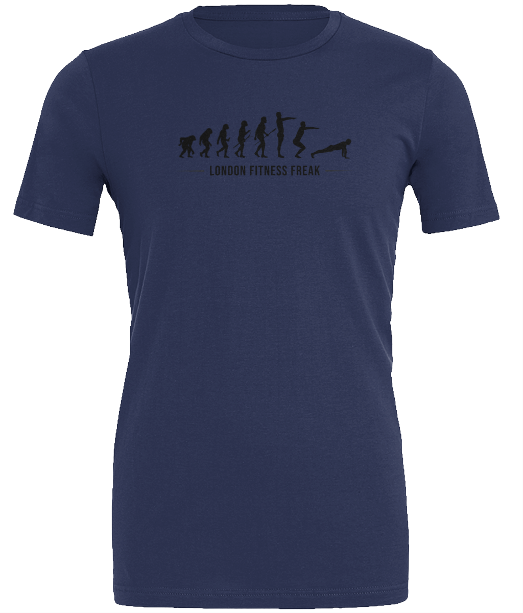 Slogan Push Up Man T Shirt - Black