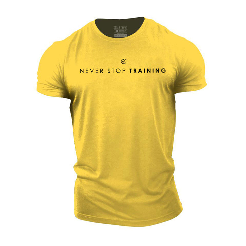Cotton Never Stop Training T- shirt