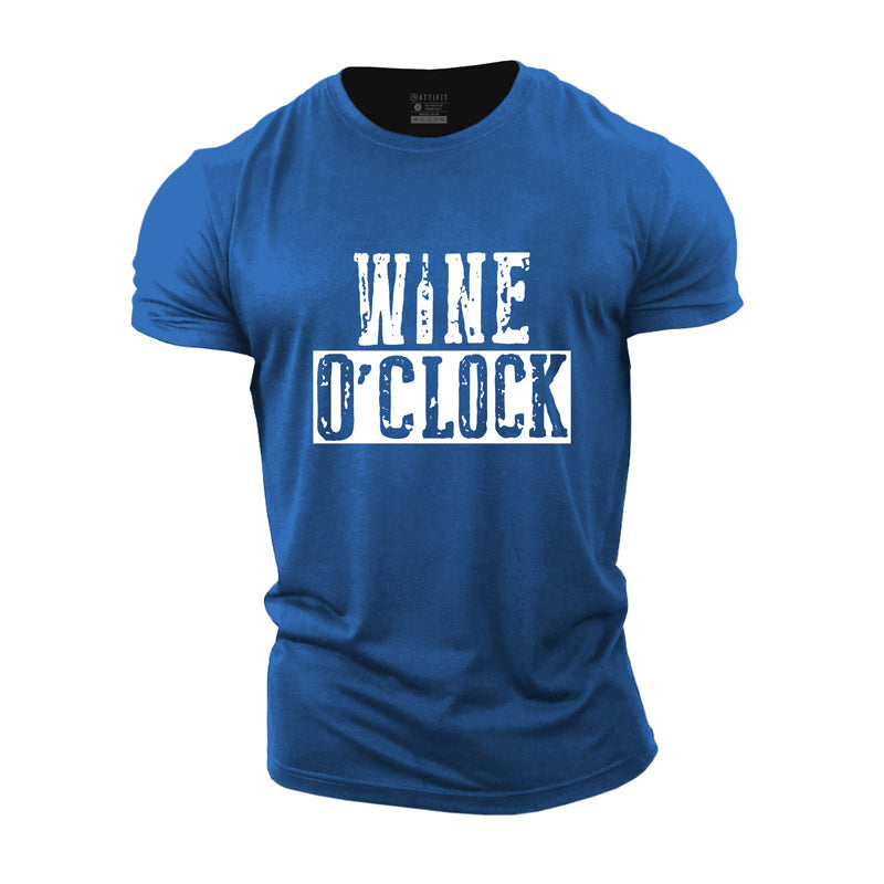Wine O'clock Men's T-shirts