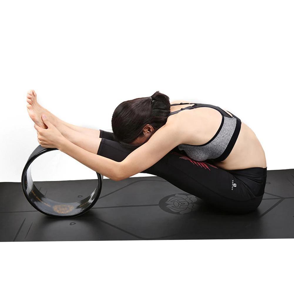 Yoga Wheel - Chakras Black