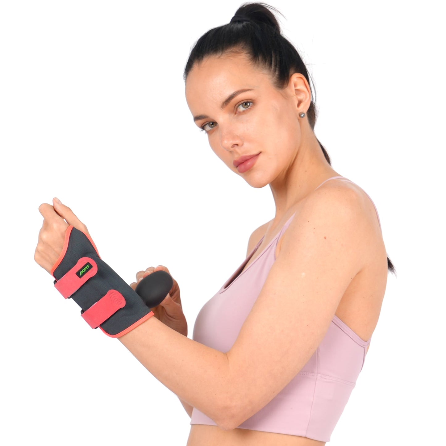 Aofit | Inflatable Wrist Wrap for Hands and Wrists with Adjustable Strap, 2 Spring Stabilizers, 1 Wrap