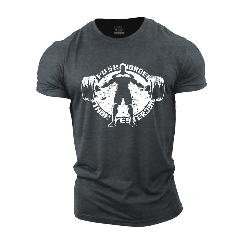 Push Harder Men's T-shirts