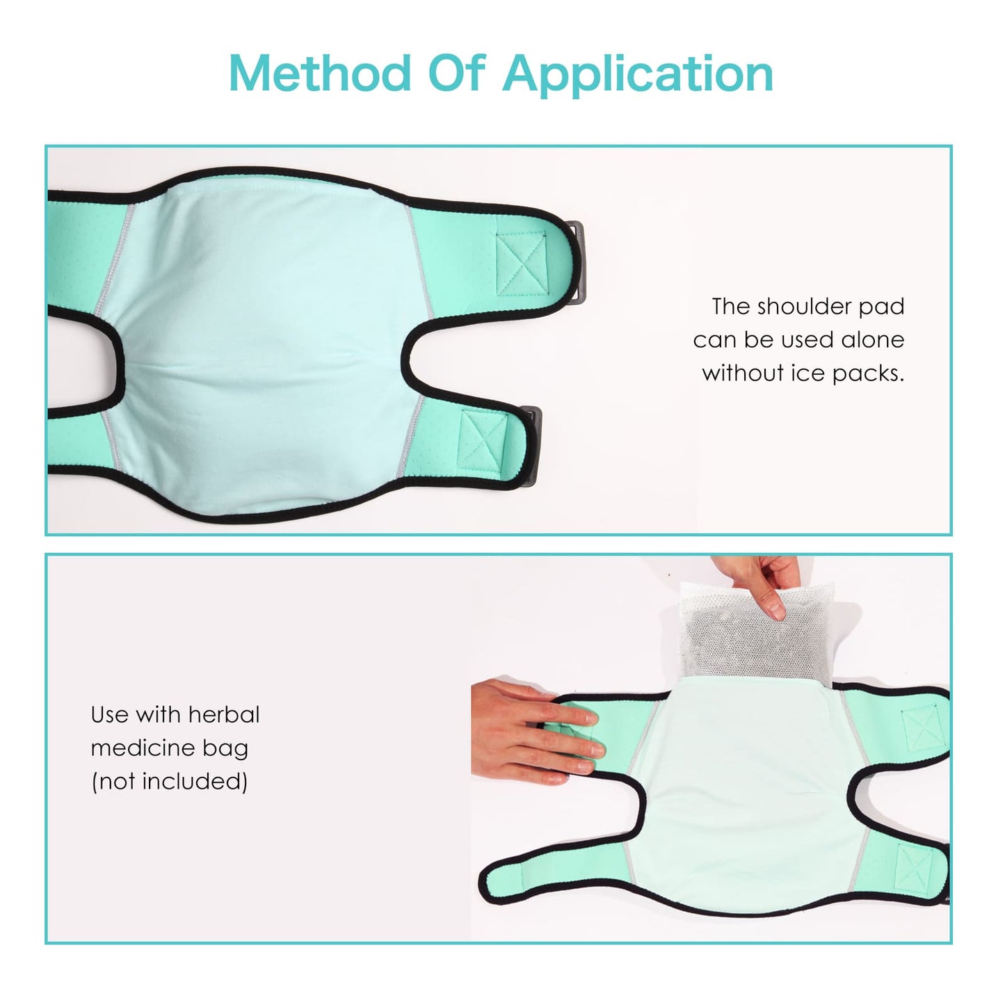 Aofit Shoulder Ice Pack Wrap for Rotator Cuff Pain Relief, Left or Right Shoulder Compatible