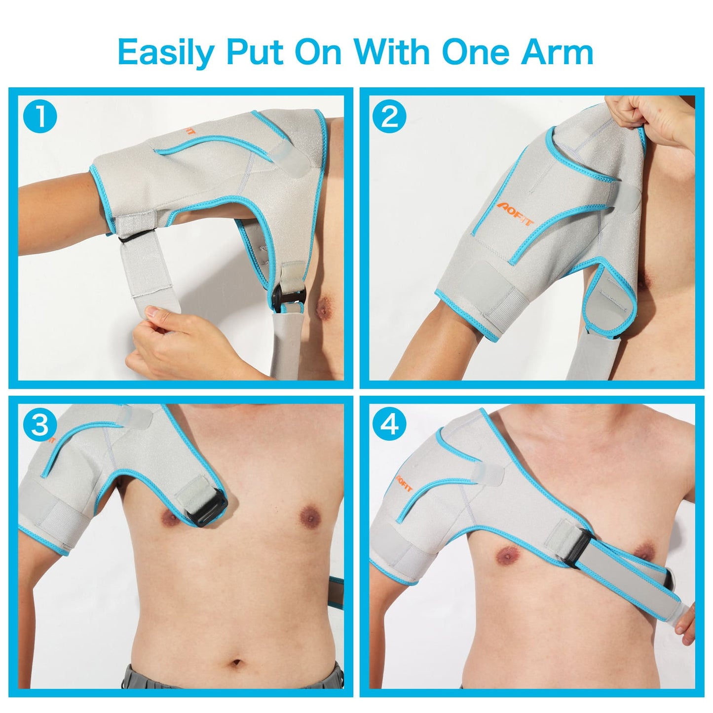 Shoulder Ice Pack Wrap for Rotator Cuff Pain Relief