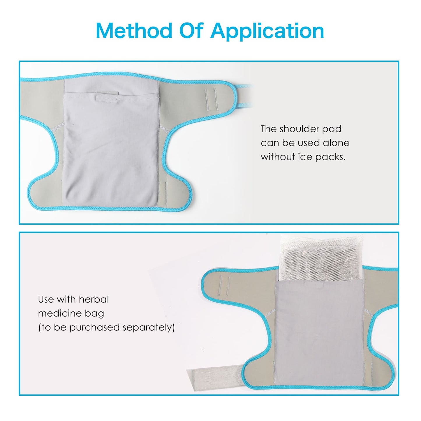Shoulder Ice Pack Wrap for Rotator Cuff Pain Relief