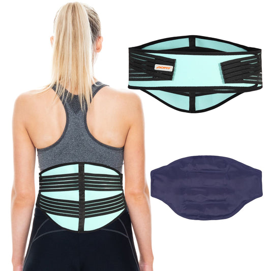 Aofit Gel Ice Pack for Lower Back Pain Relief, Heat and Cold Pack