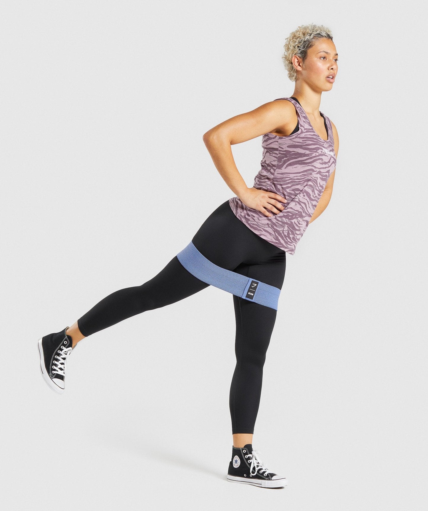 Gymshark Animal Graphic Tank - Purple Print