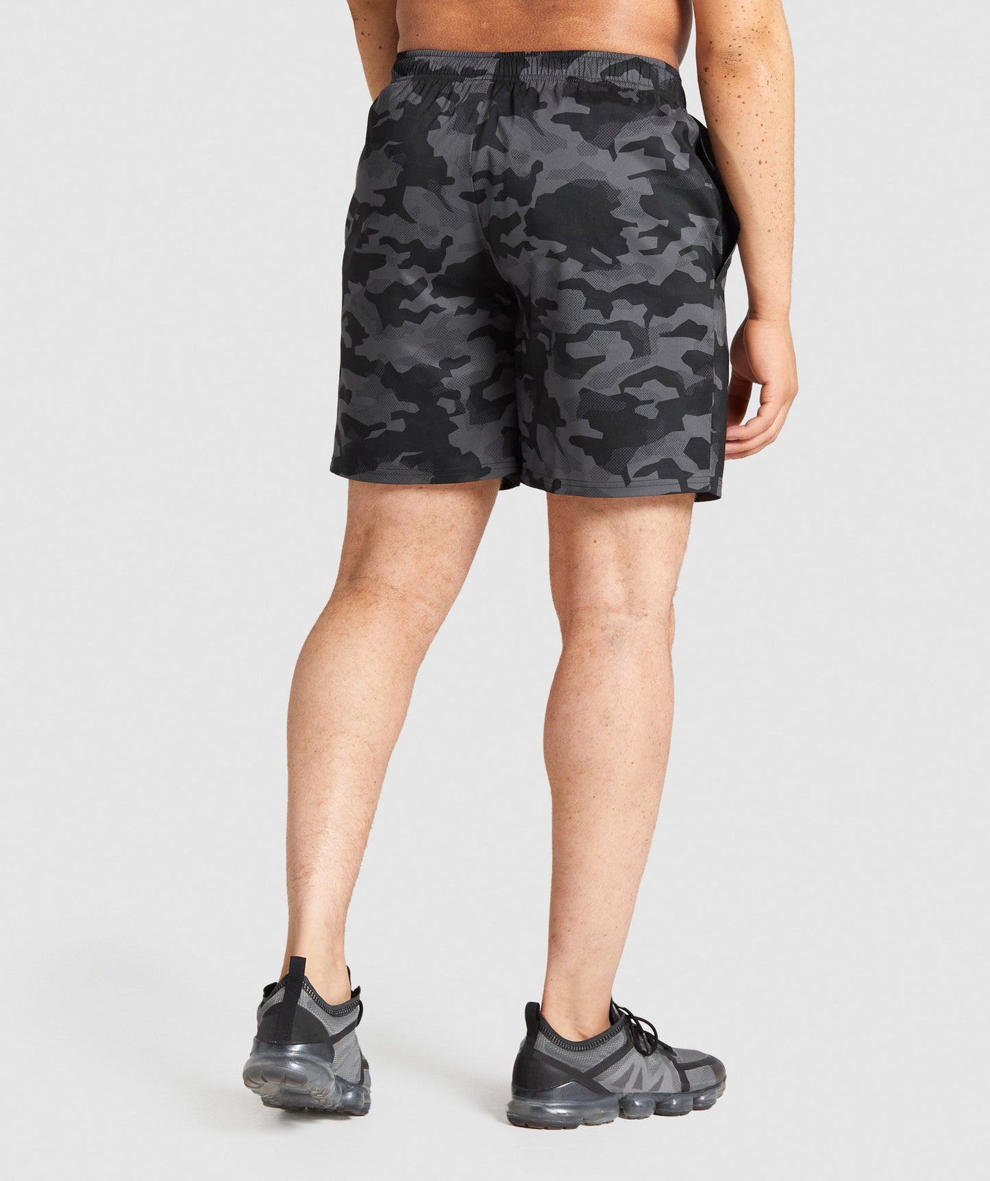 Gymshark Arrival Shorts - Black/Grey Camo