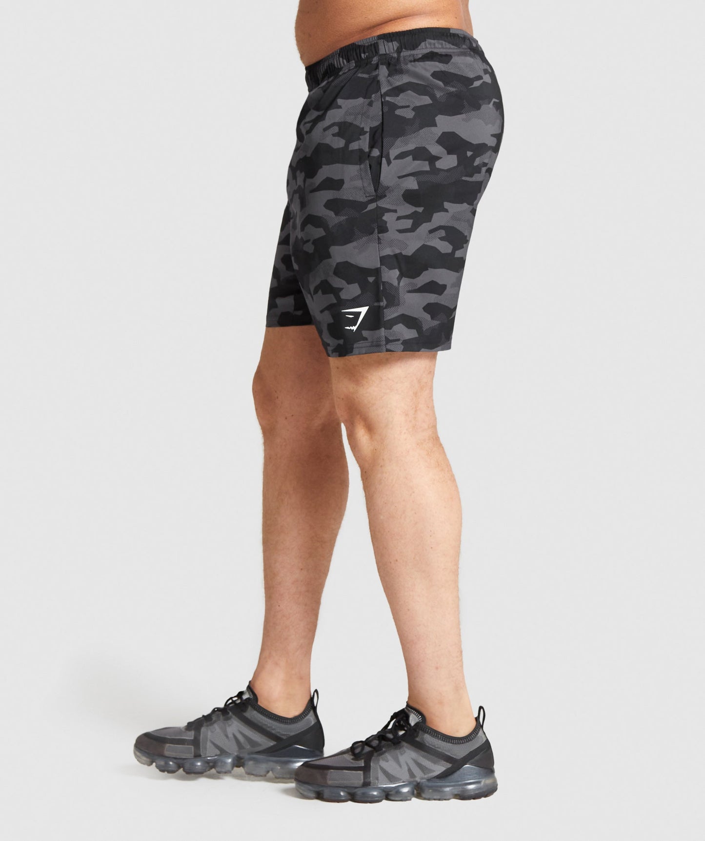 Gymshark Arrival Shorts - Black/Grey Camo