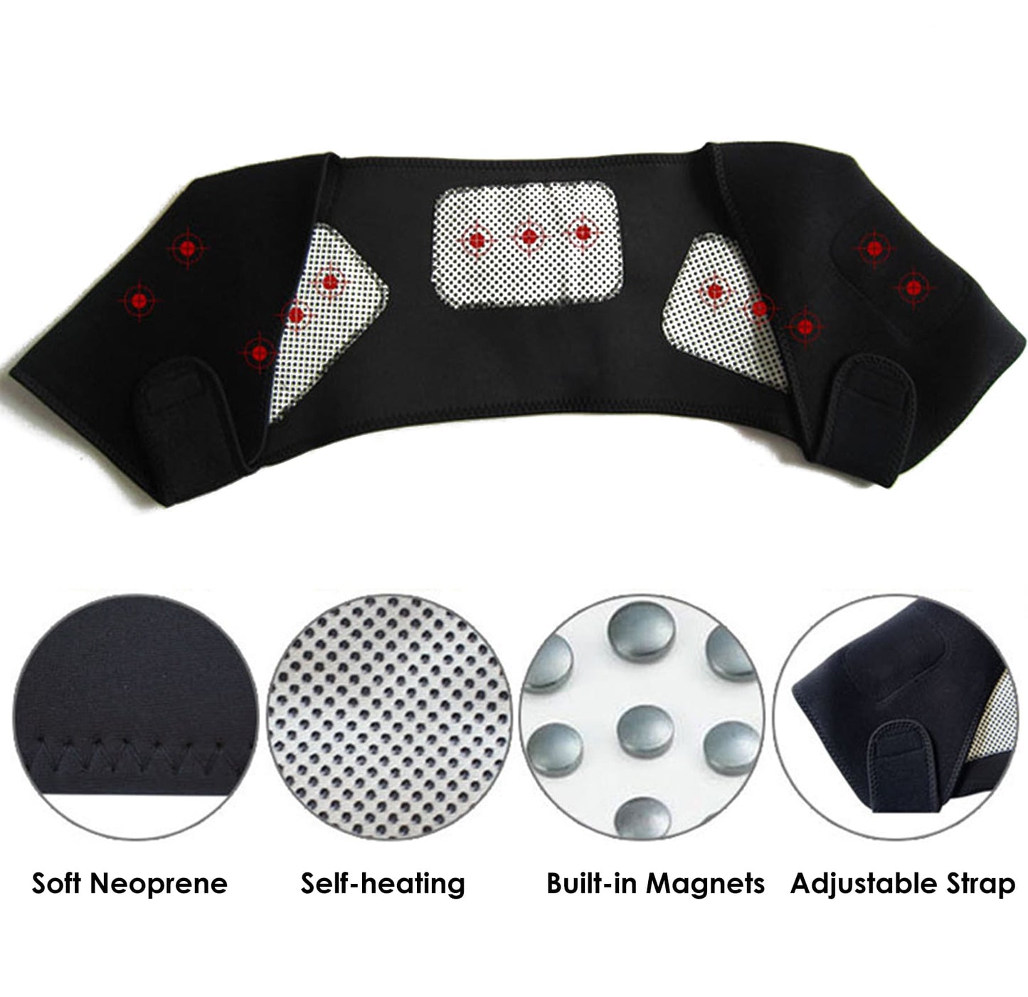 Aofit Shoulder Support Brace, Self-heating for Shoulder Pain Relief