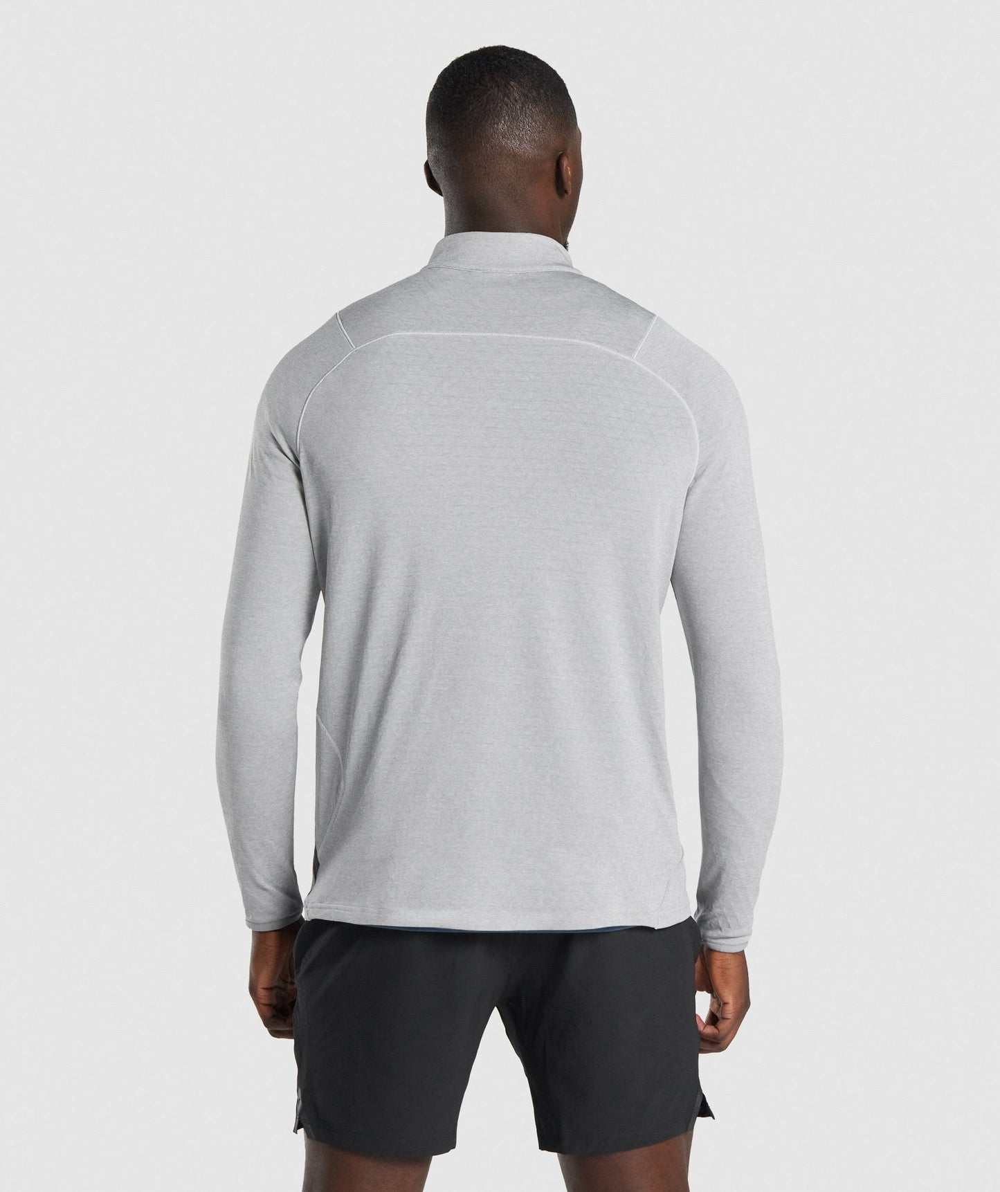 Gymshark Apex 1/4 Zip Pullover - Light Grey