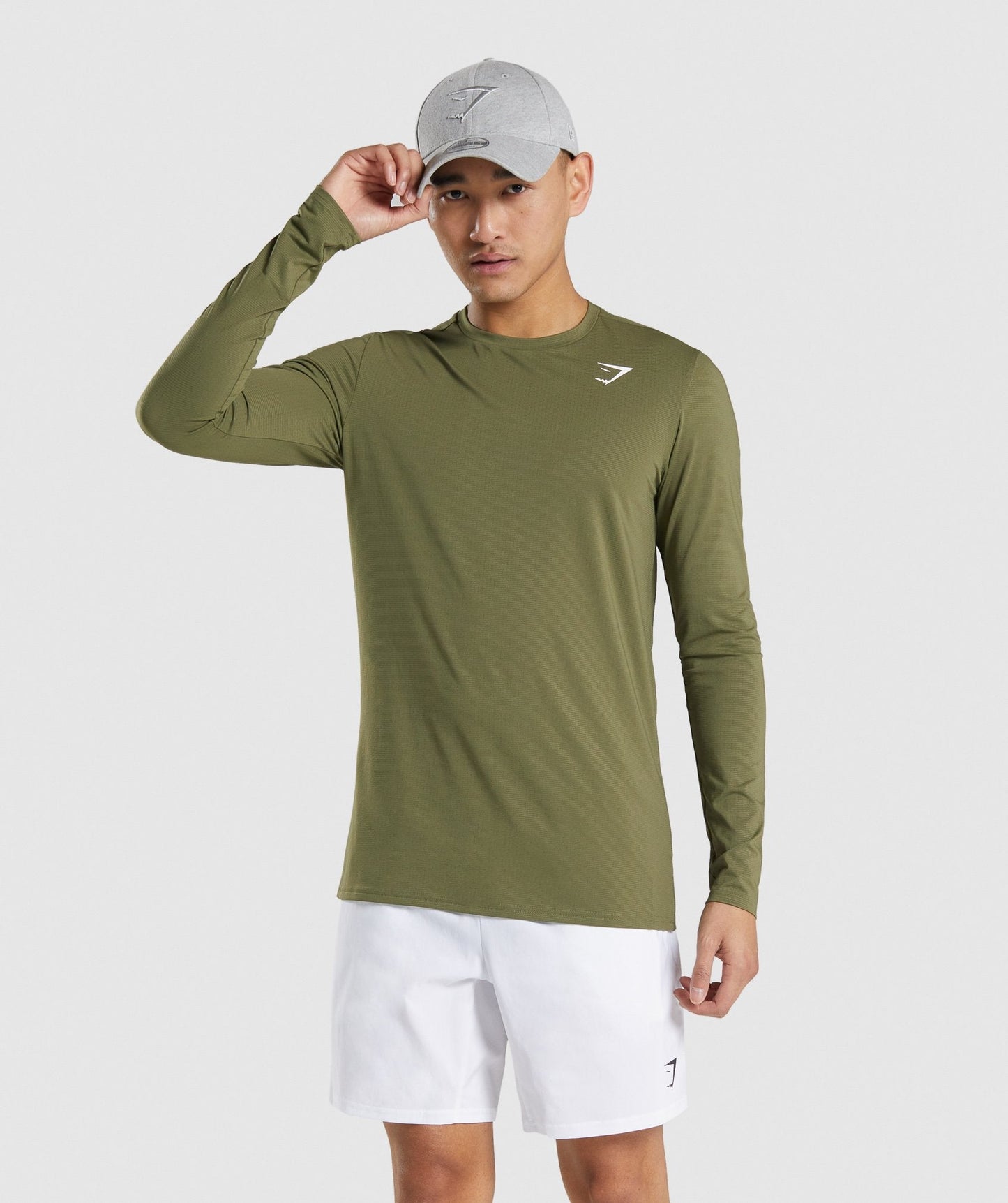 Gymshark Arrival Long Sleeve T-Shirt - Dark Green