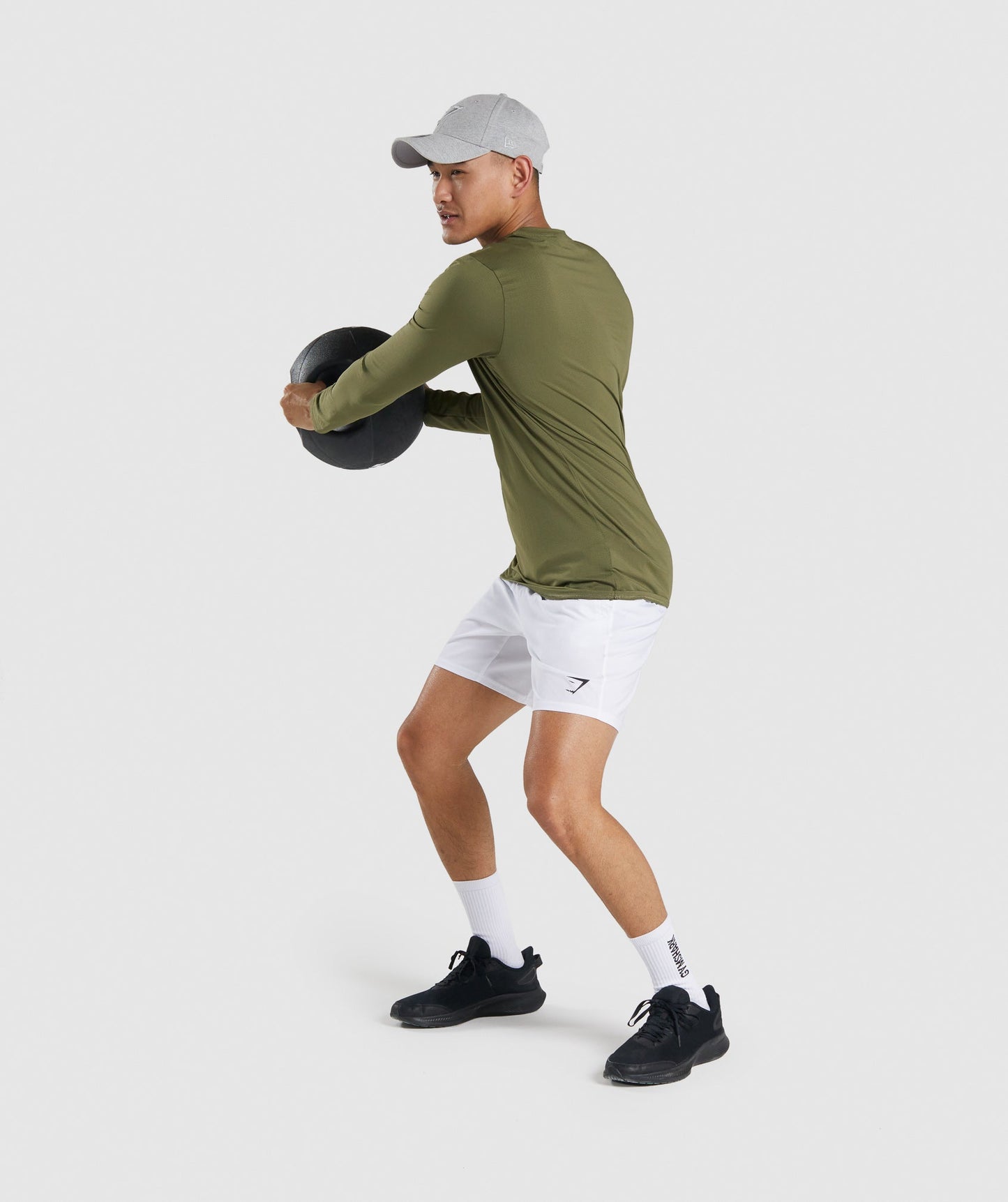 Gymshark Arrival Long Sleeve T-Shirt - Dark Green
