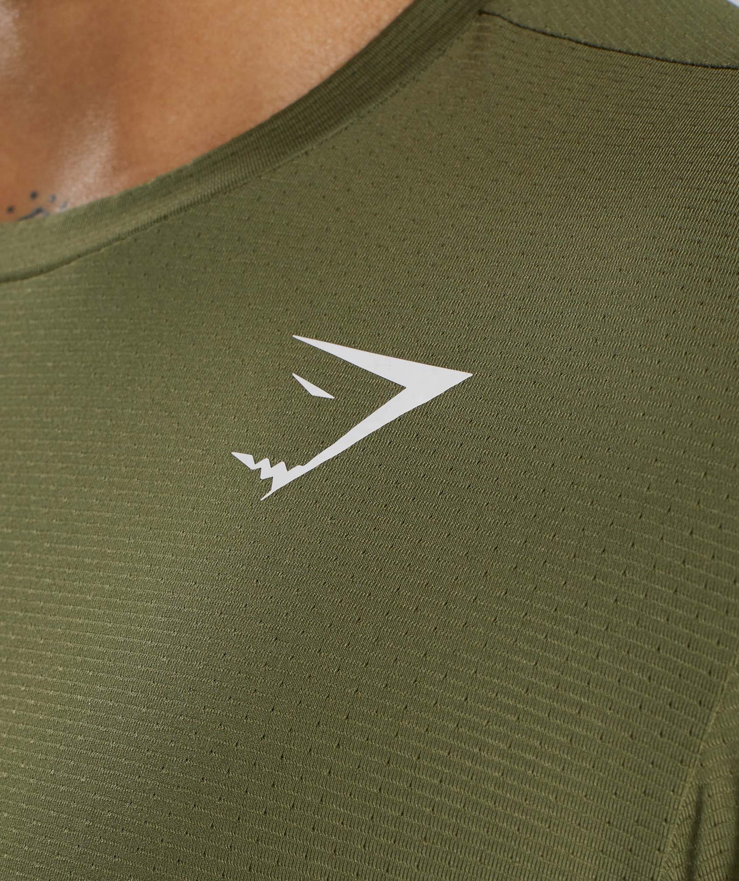 Gymshark Arrival Long Sleeve T-Shirt - Dark Green