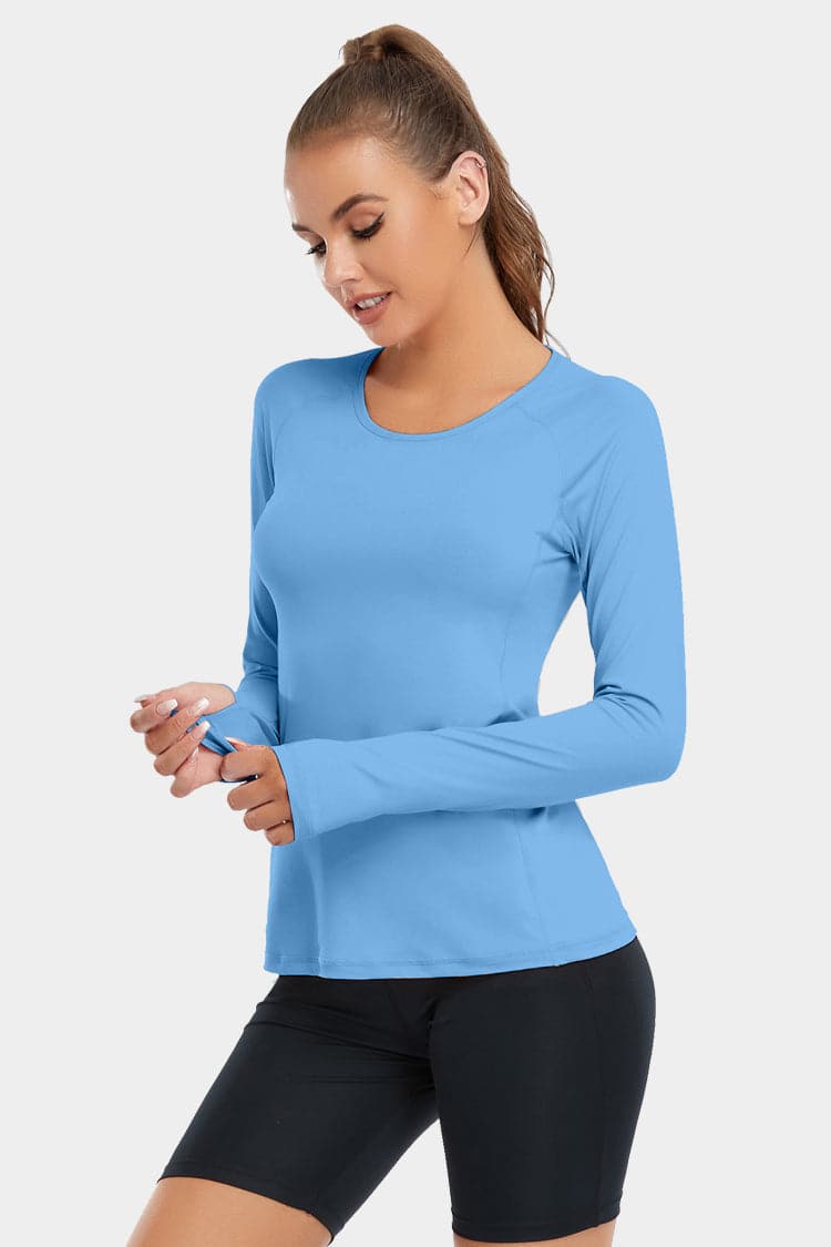 Vutru Round Neck Sports Long Sleeves