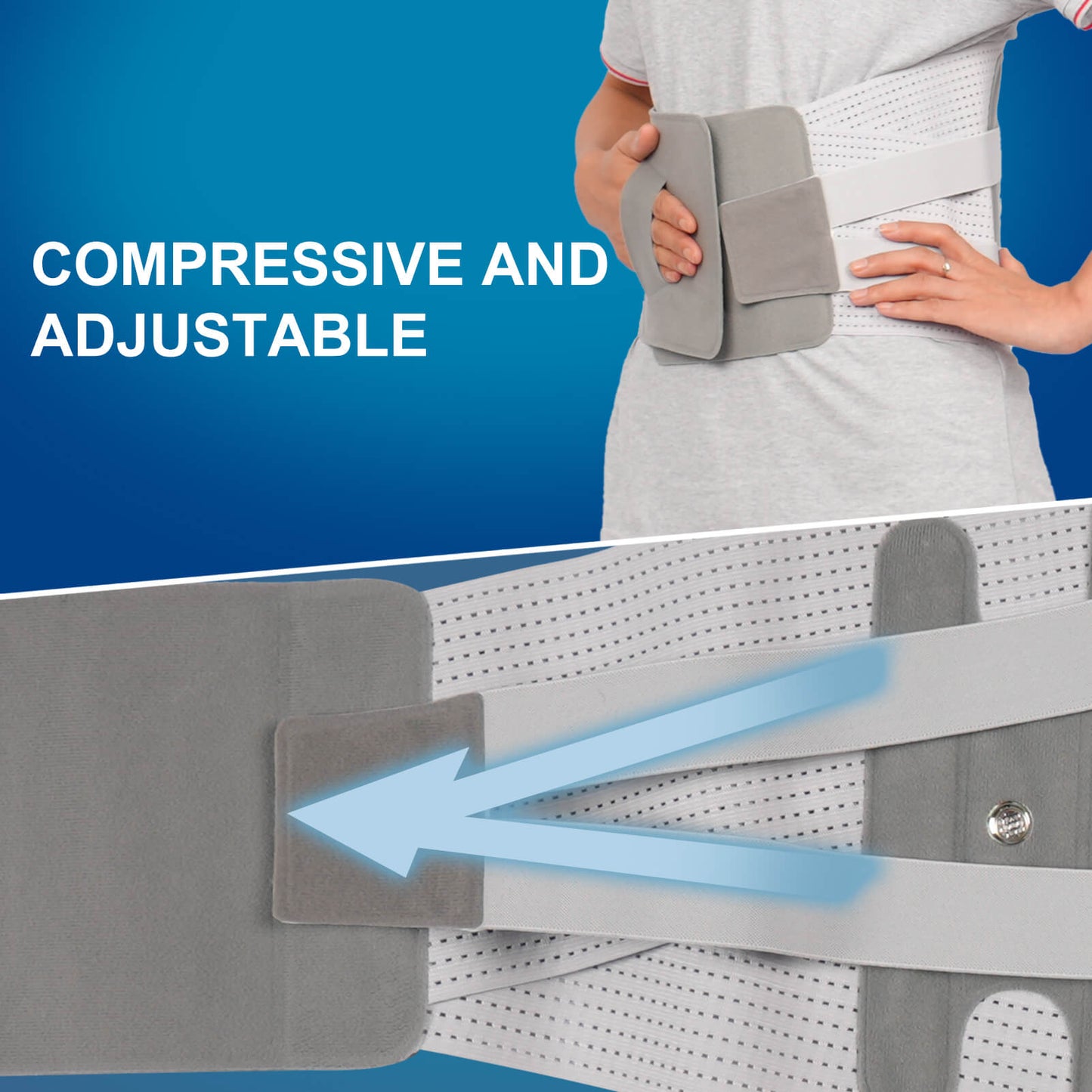 Aofit Back Brace For Lifting With 4 Lumbar Support Stays