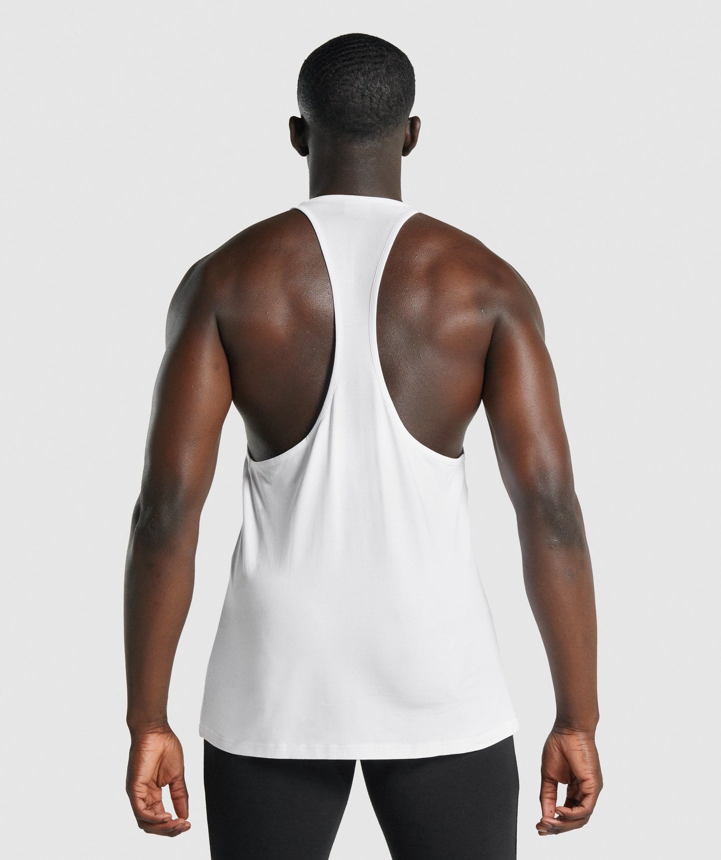 Gymshark Block Infill Stringer - White