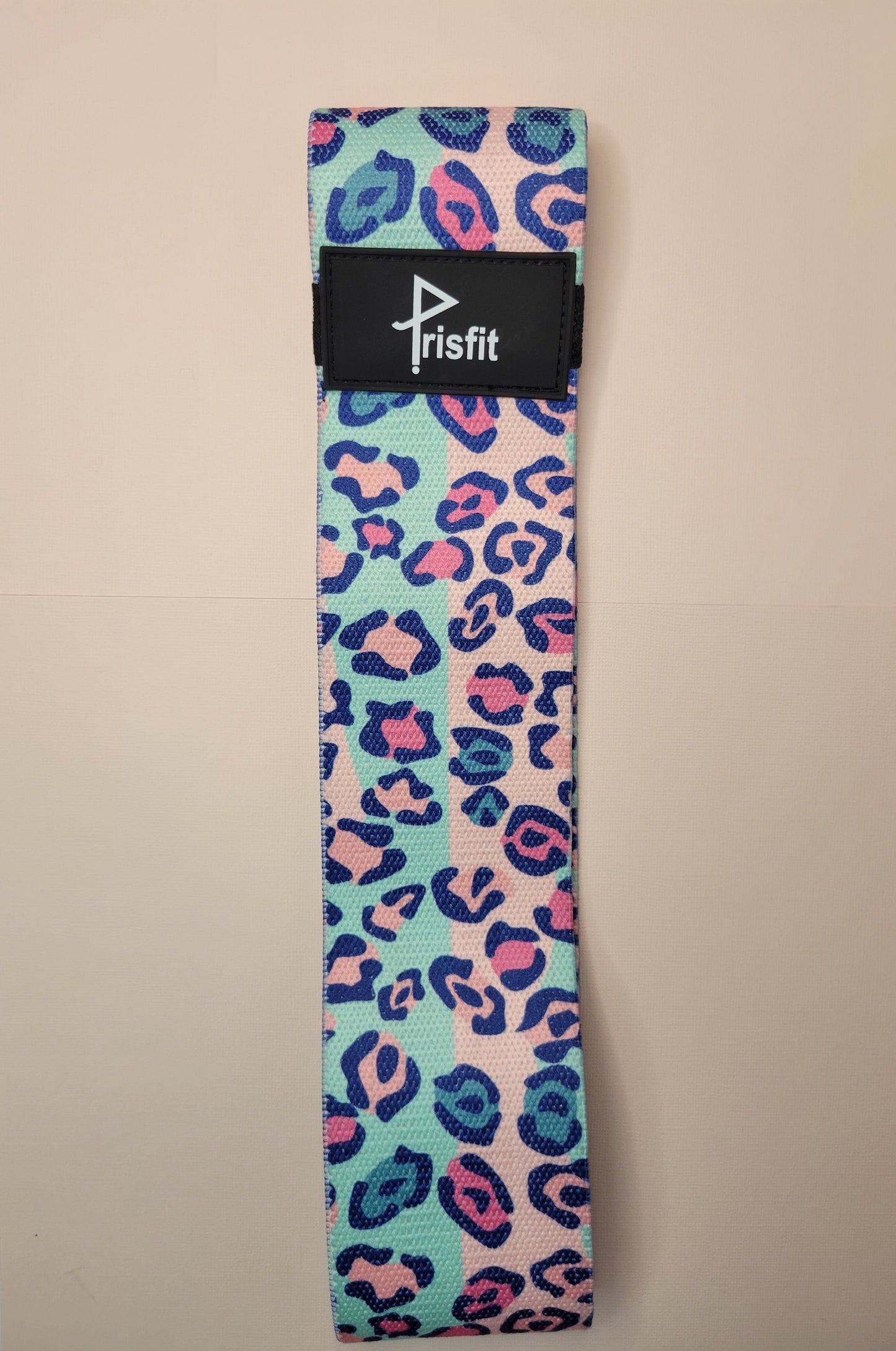 Blue Pink Leopard Glute Band (Heavy)