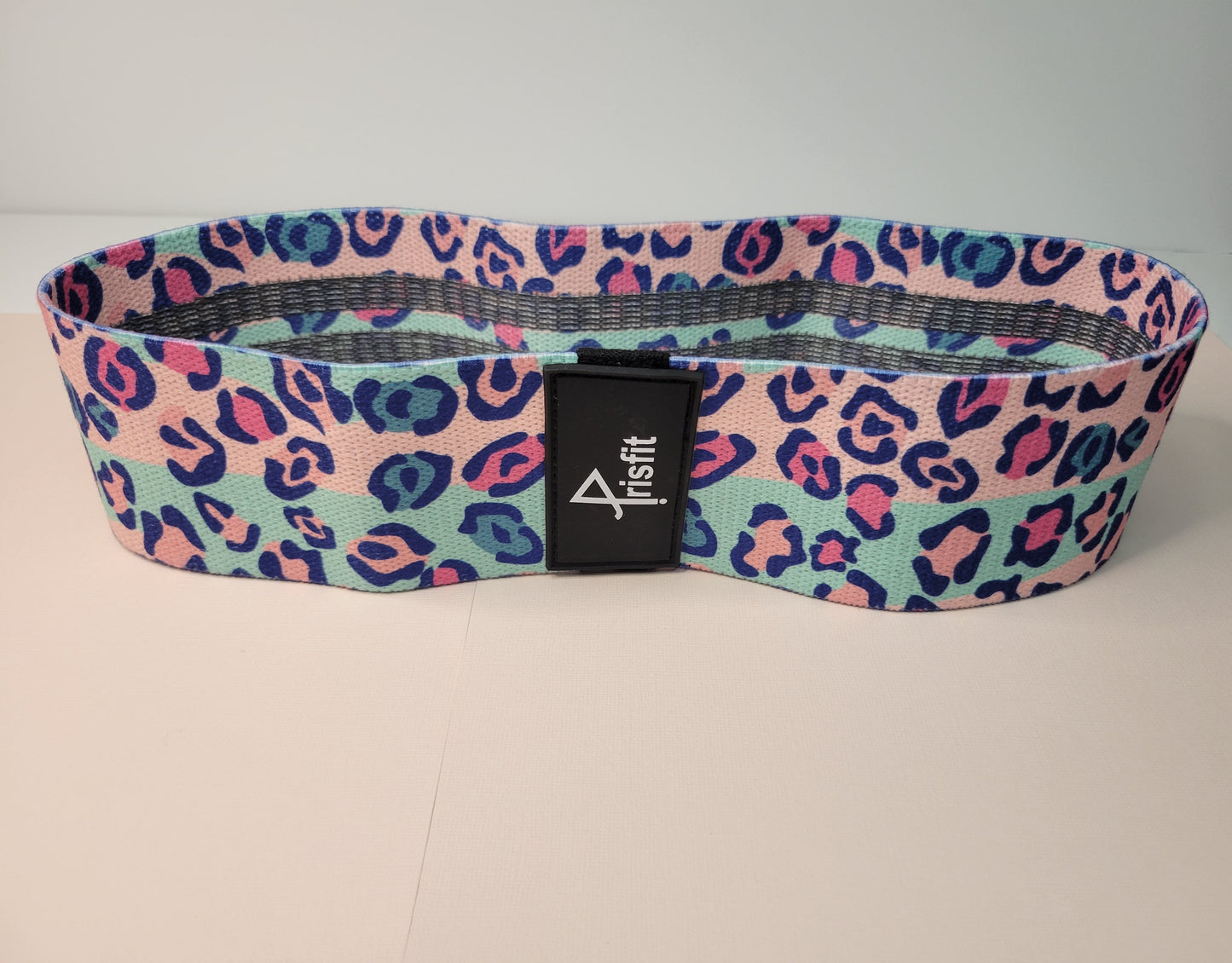 Blue Pink Leopard Glute Band (Heavy)
