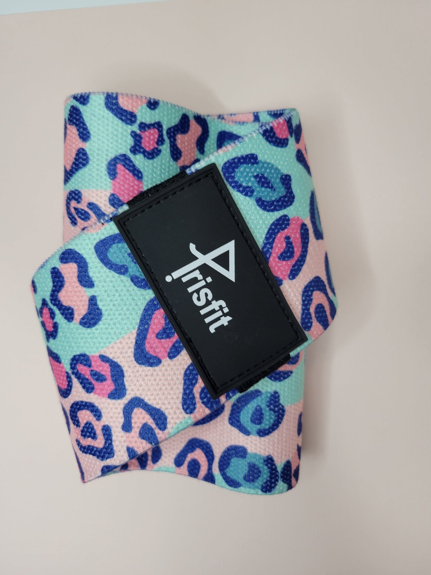 Blue Pink Leopard Glute Band (Heavy)