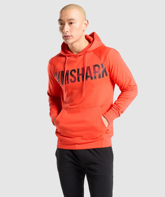 Gymshark Bold Hoodie - Orange/Camo