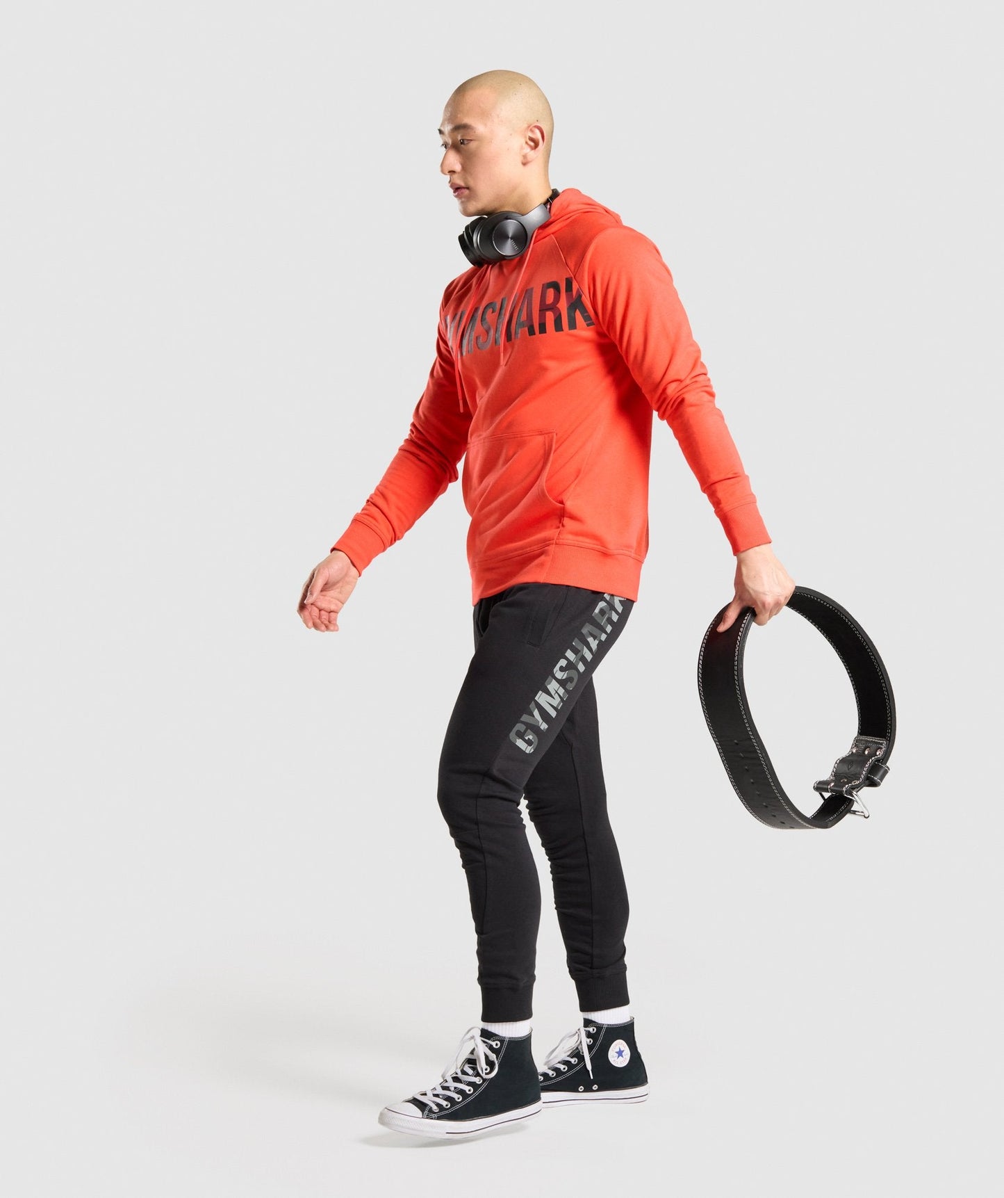 Gymshark Bold Hoodie - Orange/Camo