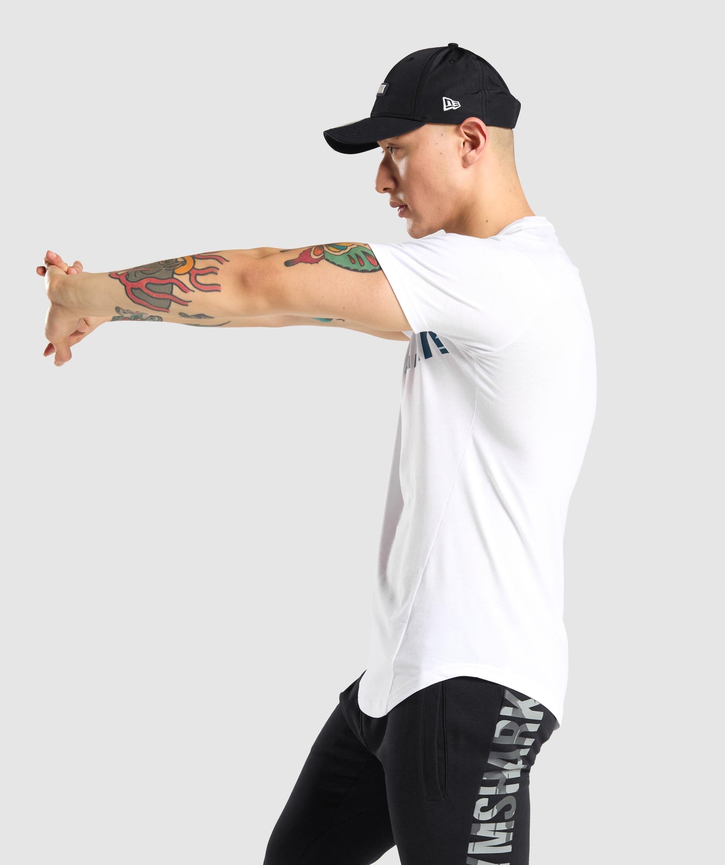 Gymshark Bold T-Shirt - White/Camo